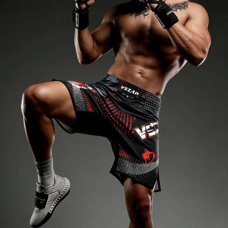 Vszap Genuine Sports and Leisure Gym Shorts, Quick-Drying and Wear-Resistant, Men's Fashionable Comprehensive Running Shorts