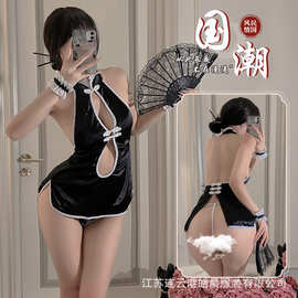 三生吟旗袍情趣内衣调情战袍旗袍诱惑性感睡衣激情制服套装8001