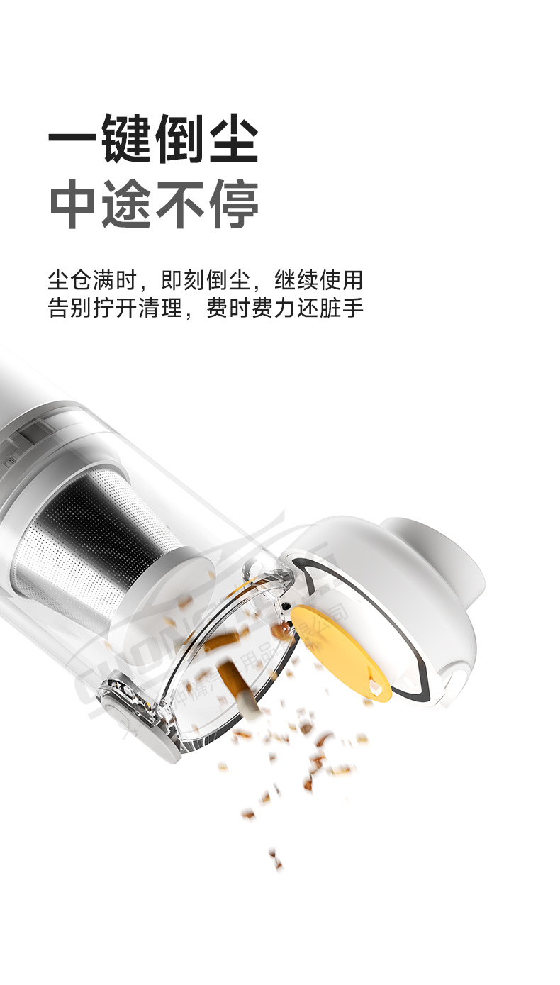 Car Vacuum Cleaner with Super Strong Suction Power, Handheld Small Portable Vacuum Cleaner for Cars, Suction and Blowing Integrated, Household Vacuum Cleaner