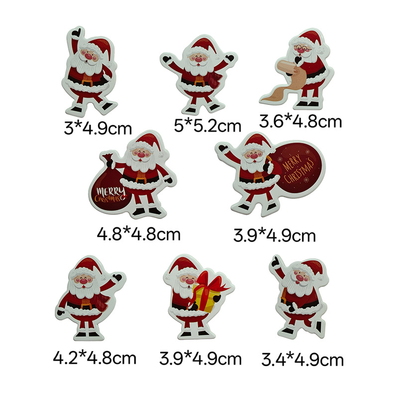 Papá Noel de fiesta de Navidad transfronteriza paja desechable postre pastel cóctel paja decorativa