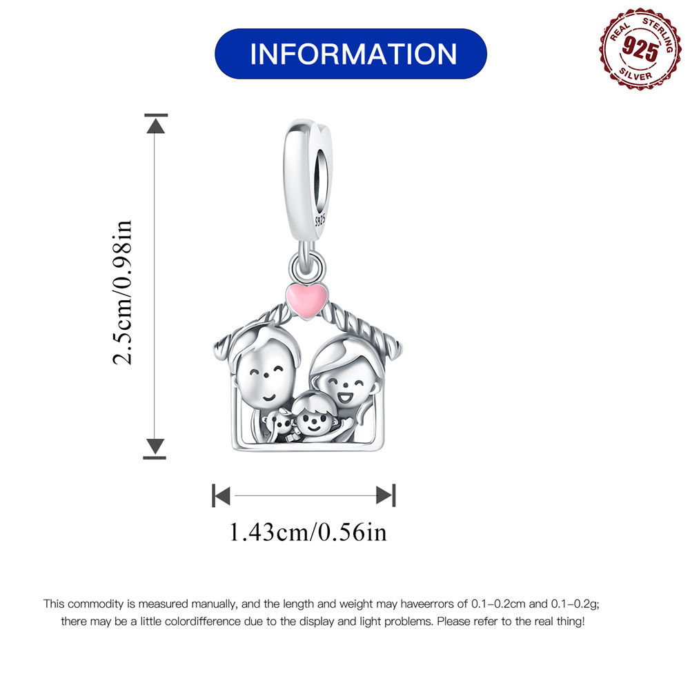 1 Piece 925 Sterling Silver Heart Shape Basketball Anchor Pendant display picture 42