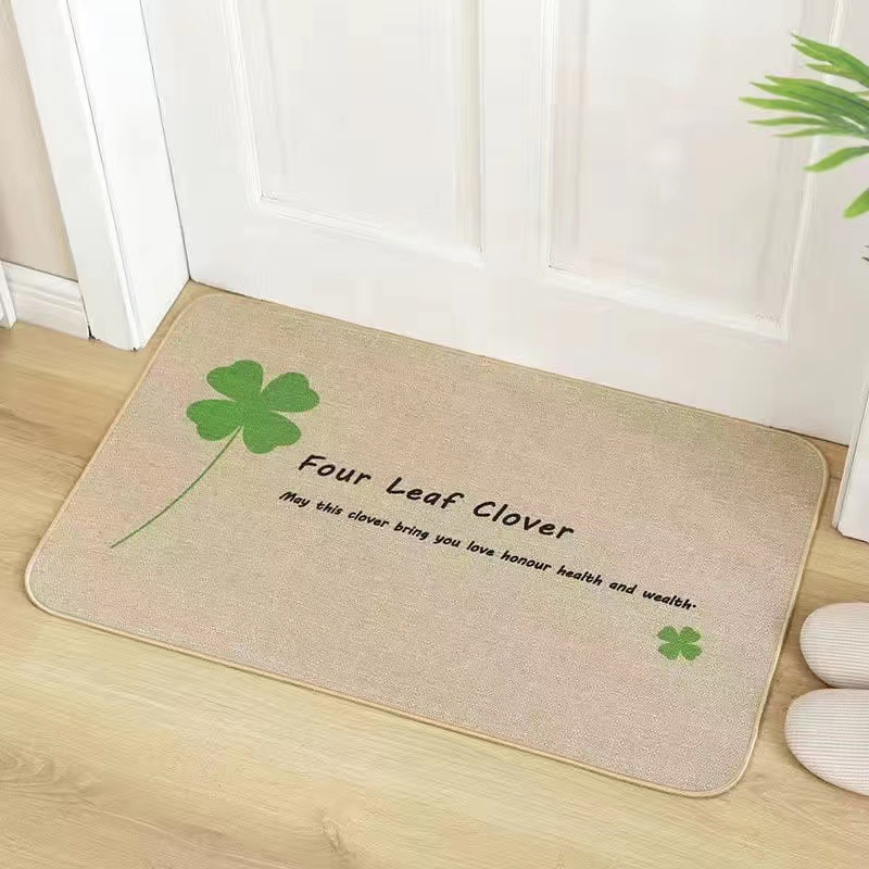 Lino engrosada goma antideslizante alfombra del piso estera del piso del hogar cocina baño dormitorio baño manta absorbente