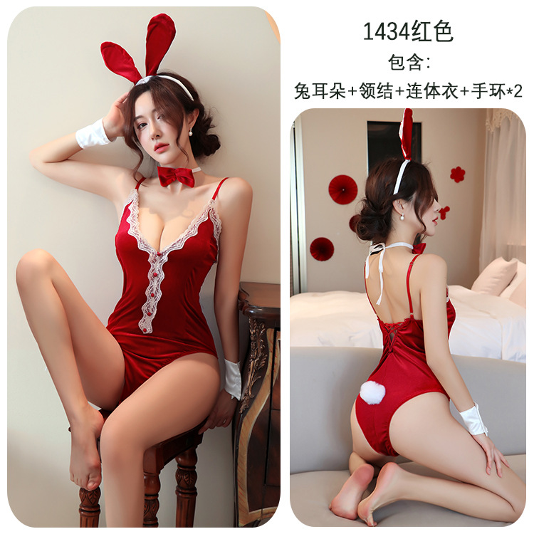 Larga noche sexy Lencería pijamas profundo V Rocío Correa camisón tentación caliente encaje sexy mujer 1434