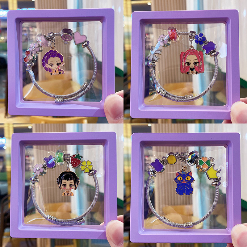 New cross-border best-selling bracelet set, cartoon-themed, popular for export, wholesale for young girls New cross-border best-selling bracelet set, cartoon-themed, popular for export, wholesale for young girls