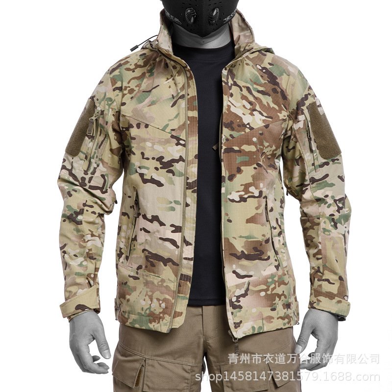 Call Dragon 4.0 Tactical Soft Shell Jacket Outdoor Clothing Wear-resistant Breathable Autumn and Winter Waterproof Camouflage Jacket Coat