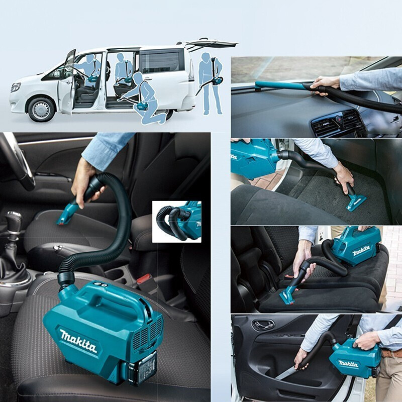Muchieda aspirador recargable soplado y succión molino angular de doble propósito succión de polvo CL121 herramienta de limpieza aspirador de polvo de tramo inclinado