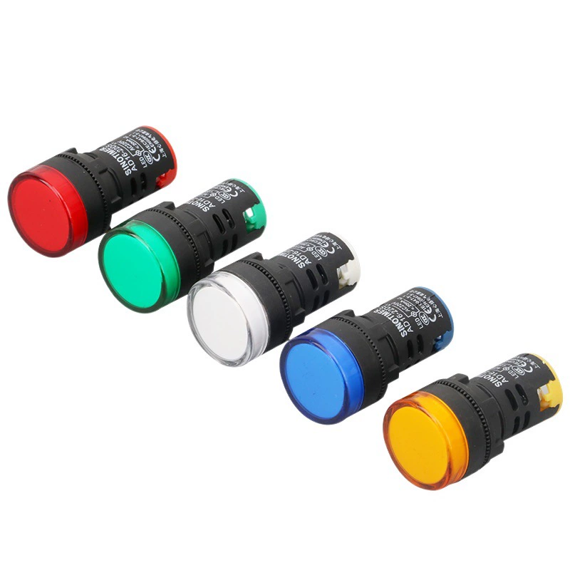 AD16-22D/S Индикатор питания 220 В/12 В/24 В/110 В/380 В переменного тока постоянного тока 22 мм