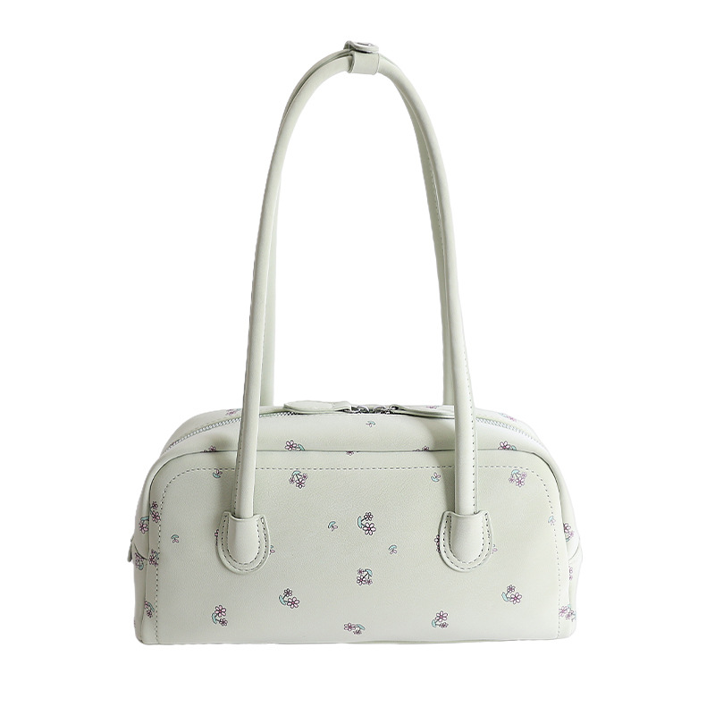 Nicho Zhong diseño flor triturada bolsas de brazo para mujeres 2026 nuevo estilo diario bolsas de hombro estilo coreano estilo extranjero estilo de moda de viaje image 11