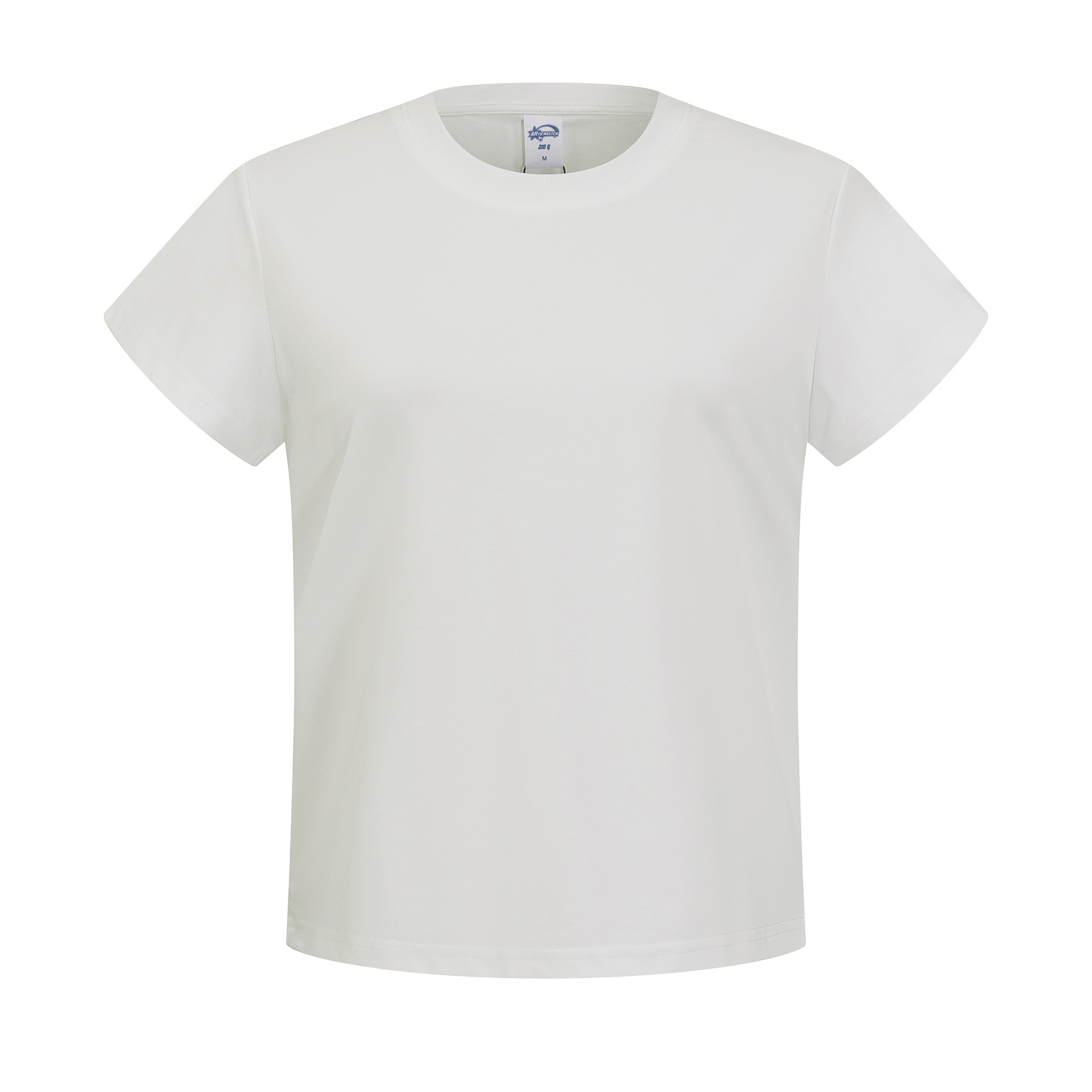 2026 nuevo transfronterizo 210g clásico de cuello redondo camiseta de color sólido camiseta de moda de verano camiseta de mujer de manga corta image 12