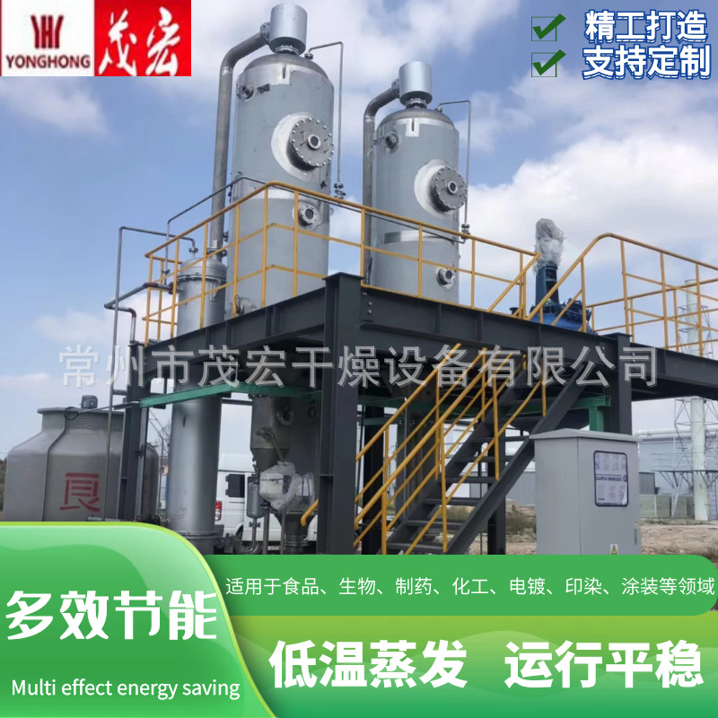 焦化废水处理设备 反渗透有机物浓水处理 RO膜废水处理双效蒸发器