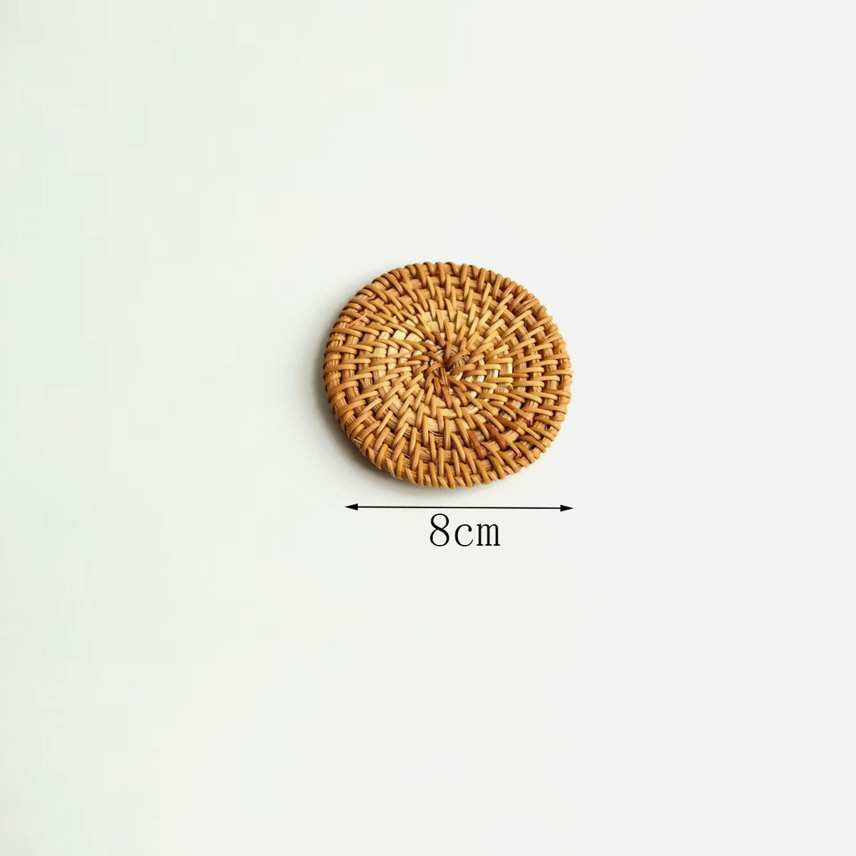 Cojín de ratán Cojín de ratán Cojín de aislamiento térmico Cojín de té de ratán de otoño tejido Cojín de olla de paja Cojín de aislamiento térmico tejido de ratán de restaurante