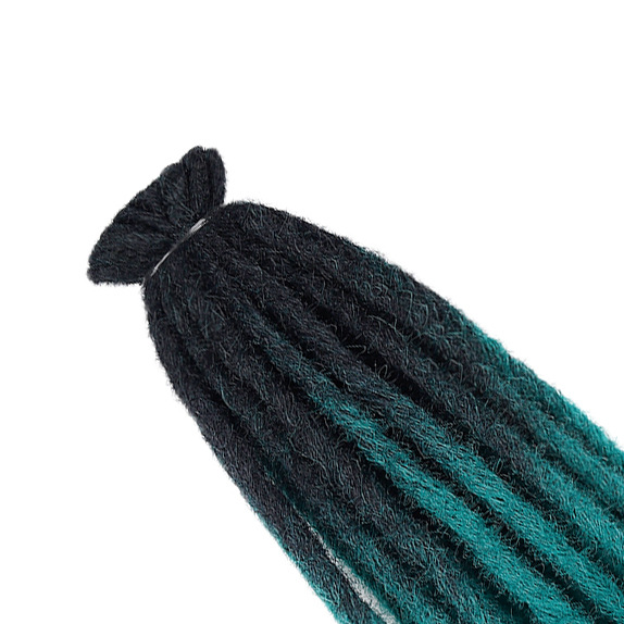 comercio exterior crochet transfronterizo cabello de una sola mano frotando trenzas africanas hip hop reggae trenzas 24 pulgadas pelucas trenzas