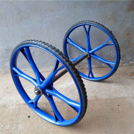 手推车轮劳动车翻斗车轮子建筑硬胎实心26一个实心轮子充气轮套装