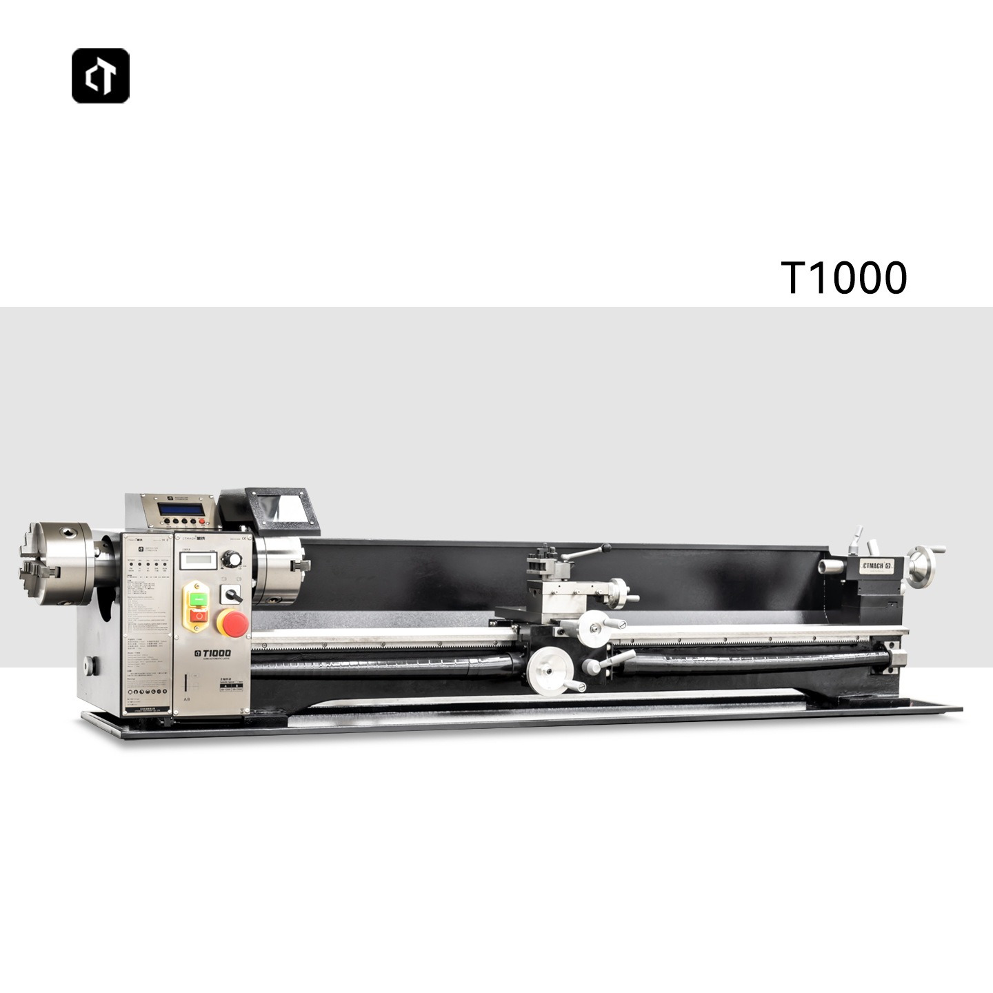 呲铁T1000修杆机台球杆制作维修车床双卡盘金属车床静音木工车床