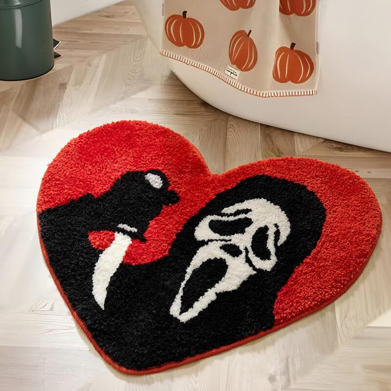 Cross-Border Halloween Scream-Themed Bathroom Floor Mat, Water-Absorbent Non-Slip Mat, Ozon Amazon Temu Dropshipping Foot Mat Cross-Border Halloween Scream-Themed Bathroom Floor Mat, Water-Absorbent Non-Slip Mat, Ozon Amazon Temu Dropshipping Foot Mat