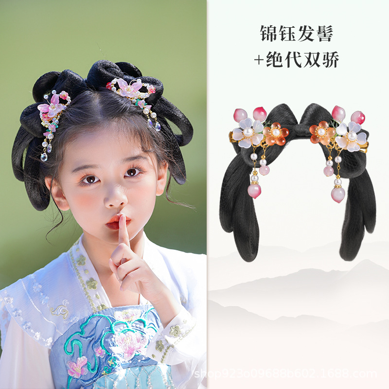 진유 헤어 롤빵 한 쌍의 헤어 액세서리