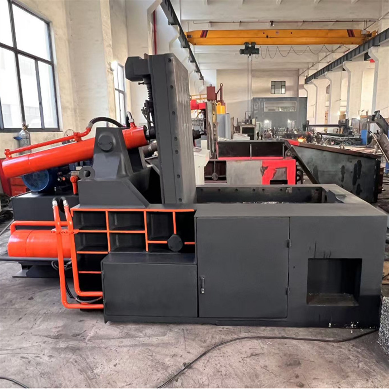 现货400吨废铜钢筋打包机废铝边角料压块机铝型材压块机