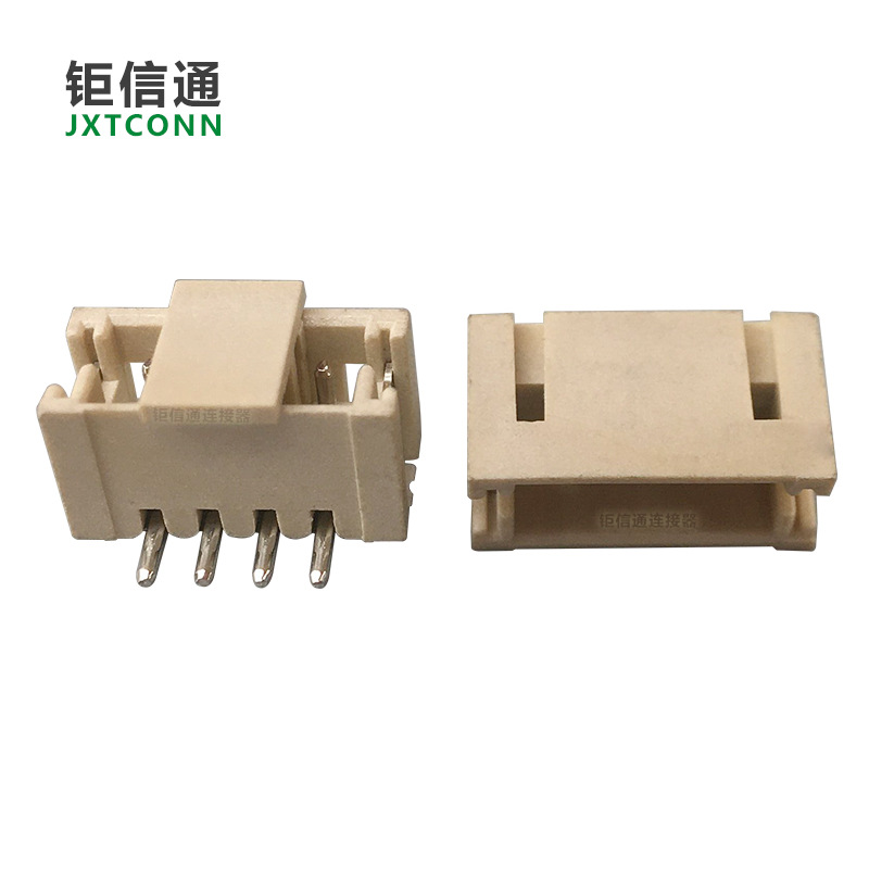 ZH1.5立贴4pin针座 1.5mm间距4P耐温贴片针座 1.5-4P立式针座-阿里巴巴