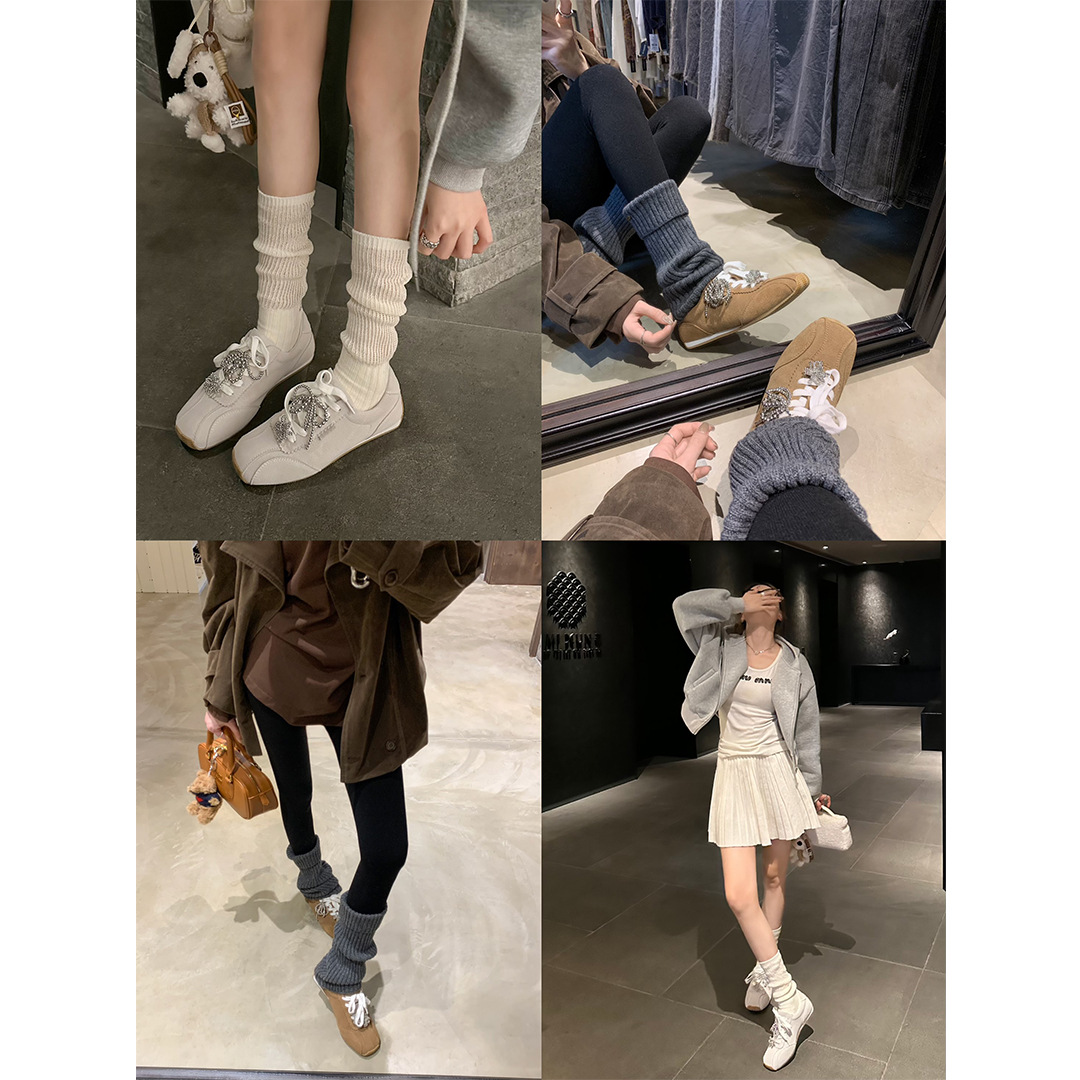 Versión de cuero de vaca de la uva de la misma cabeza retrógrada de perla zapatos de arco de zapatos deportivos casuales zapatos de entrenamiento de la mujer Gump zapatos