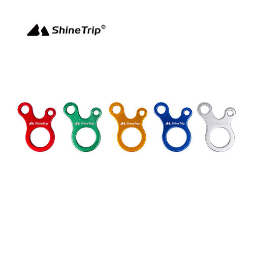 Shanqu carabiner outdoor 3-hole quick knotting tool tent adjustment buckle snail wind rope buckle anti-slip tightening EDC