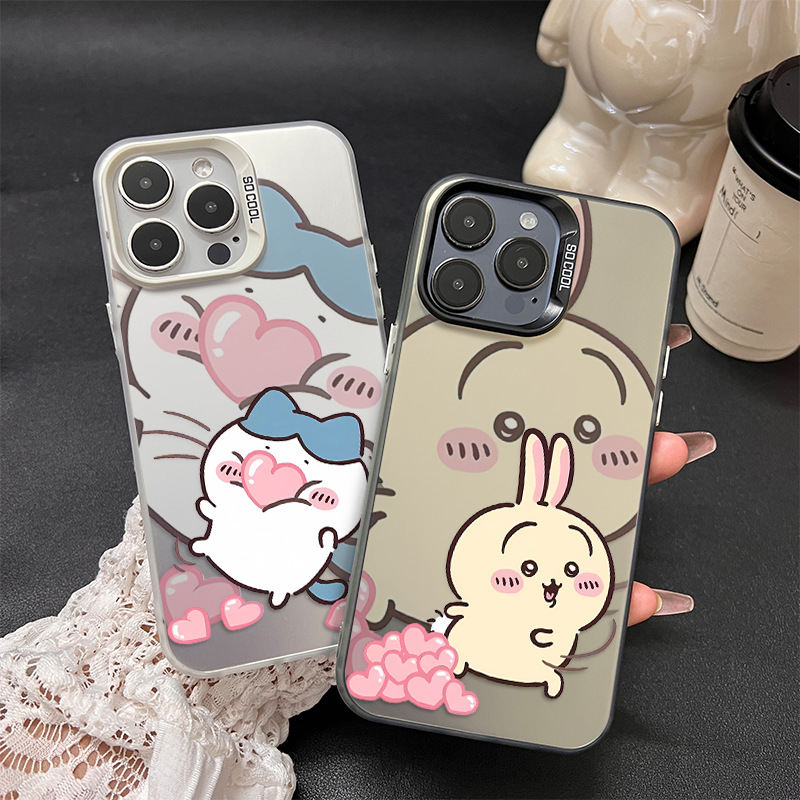 Couple Xiaoba Usachi Is Suitable for Apple 17 Mobile Phone Case 16Plus Popular Iphone15 Creative 13 Cute
