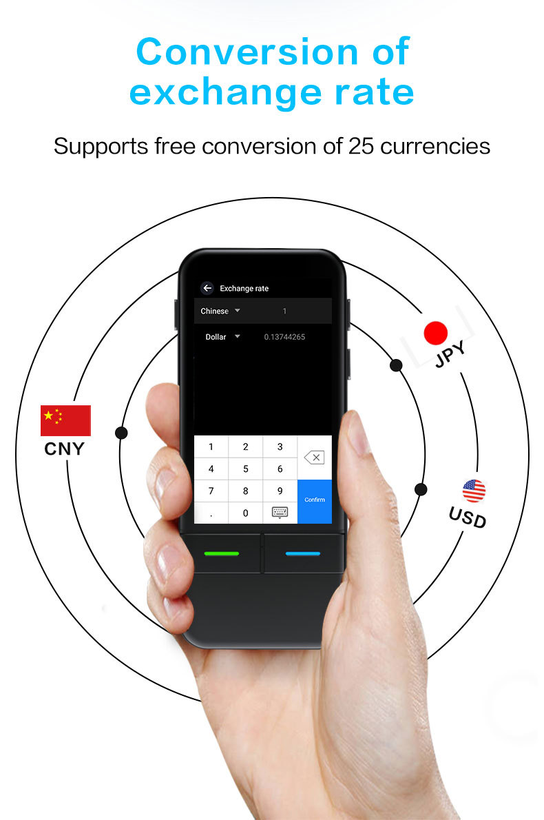 智能语音翻译耳机中英翻译器多国语言入耳式翻译机蓝牙互译.jp