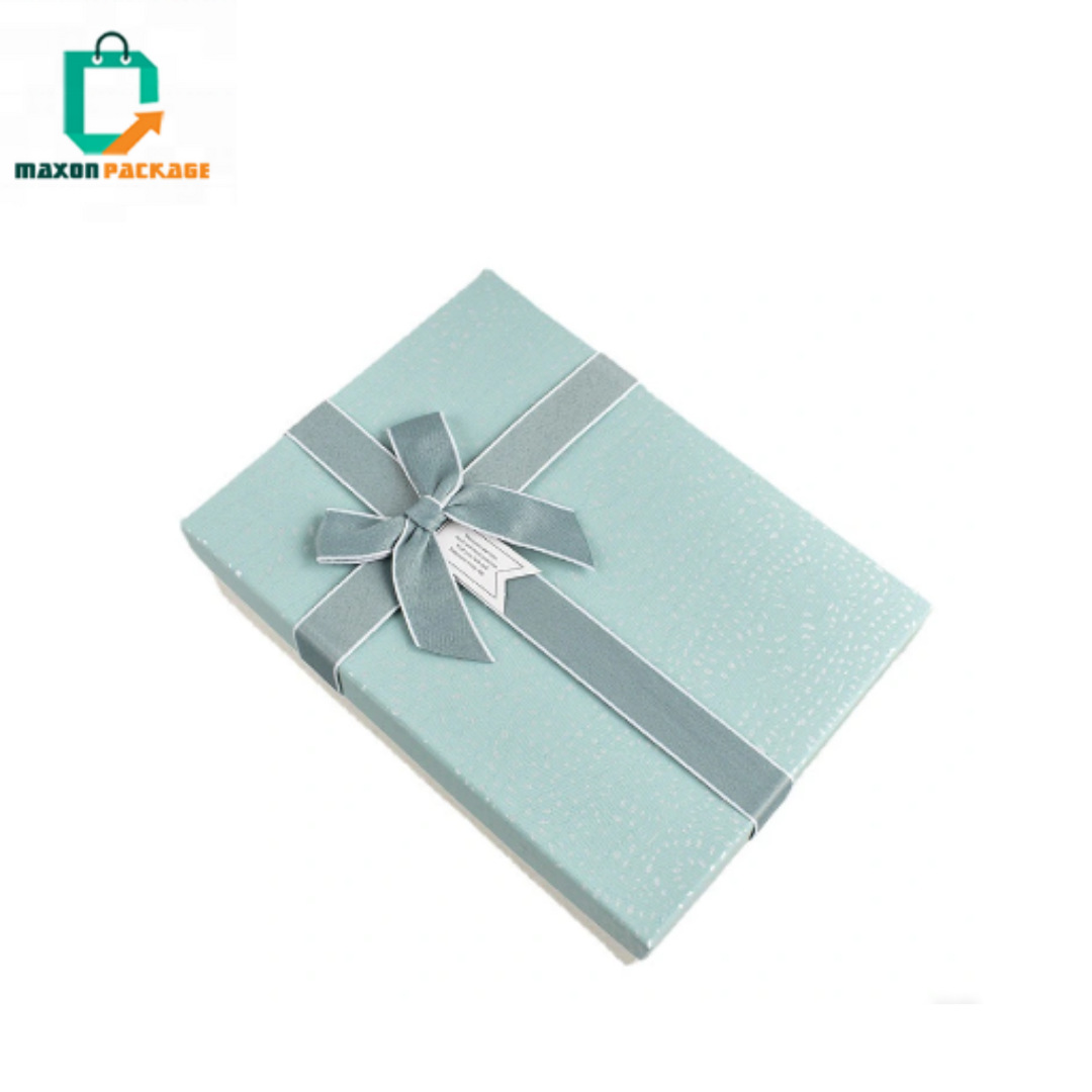 工厂来图做精致特种纸礼品盒 蝴蝶结送礼包装盒 生日送礼礼物盒