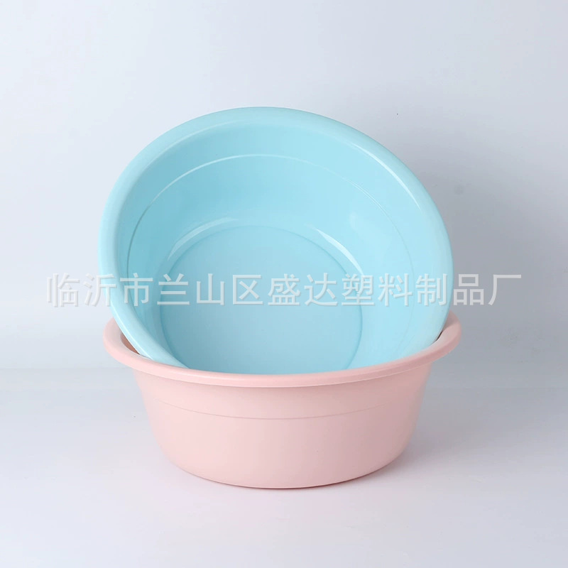 厂家批发广告盆印制LOGO印字洗脸盆塑料盆会销礼品盆子批发洗脸盆
