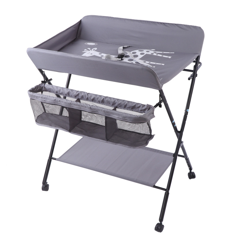 Mesa de pañales Baby Care Mesa baño masaje toque bebé cambio de pañales hogar cuna de tres engranajes ajustable