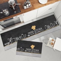 家庭用吸水吸油カーペット、キッチンマット、長尺滑り止めマット、全面クリスタルベルベット足拭きマット、キッチン専用