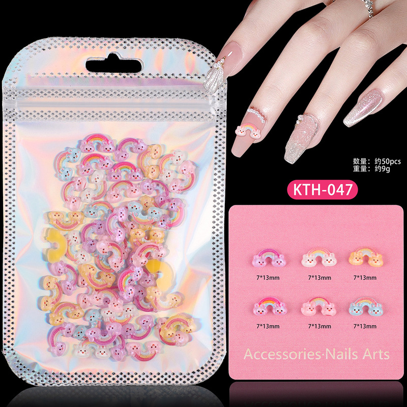 人気のネイルアートアクセサリーヒョウ柄 KT 猫バタークマバブルマートネイルアート漫画 diy ウェアラブルネイルアクセサリー|undefined