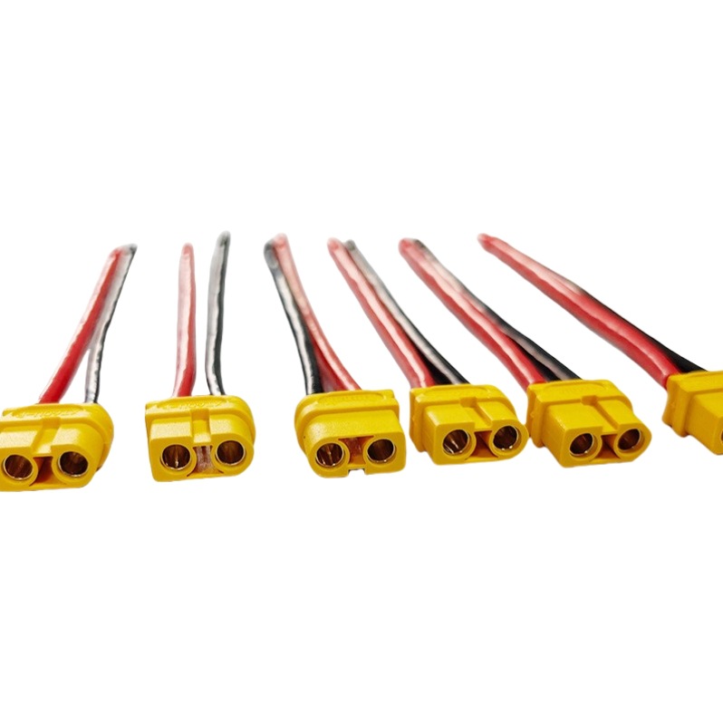 户外移动储能电池用XT60连接器机内线源头工厂UL3530 14AWG线束