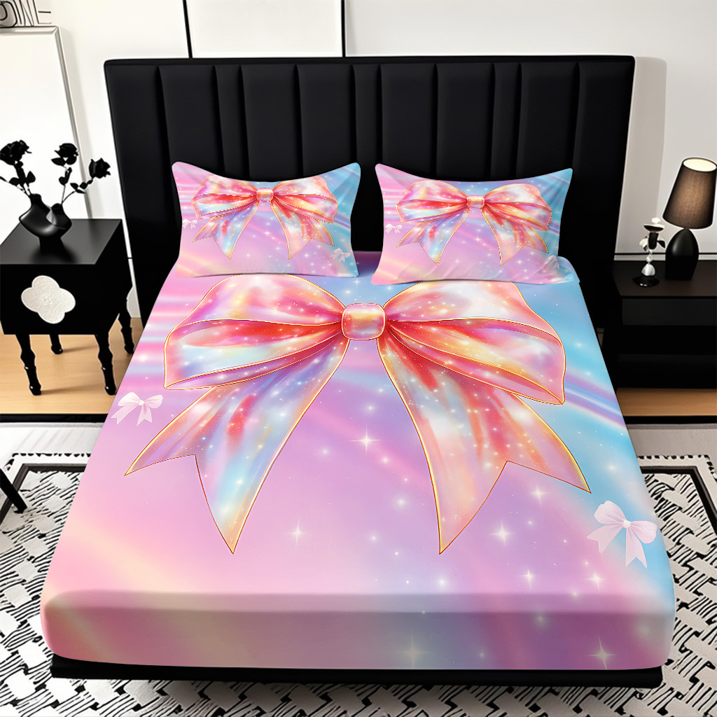 TEMU / JIT transfronterizo para mariposa colorido arco molido impresión digital cama de cama