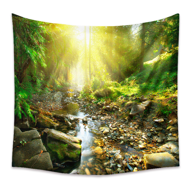 Fashion Landscape Wall Decoration Cloth Tapestry Wholesale Nihaojewelry display picture 84