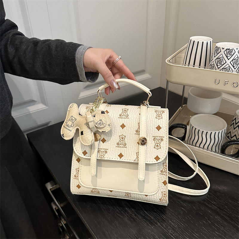 Otoño y invierno retro coreano ins moda mochila de nicho de mujer diseño casual sensación de tendencia alta mochila image 7
