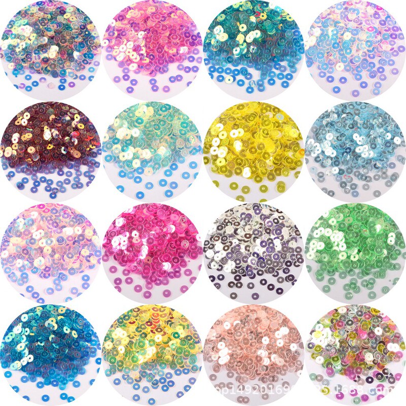 2/3/4mm Rouge piece round middle hole a grade sequins French embroidery PET hand sewing DIY jewelry accessories beads 2/3/4mm Rouge piece round middle hole a grade sequins French embroidery PET hand sewing DIY jewelry accessories beads