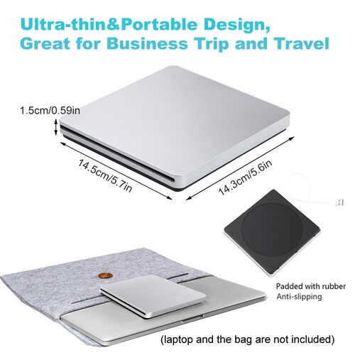 USB2.0 CD-RW burner driver Note ultra-thin external DVD slot-loading optical drive player universal