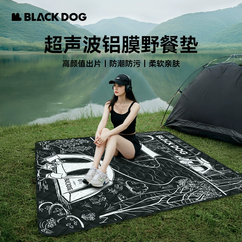 Пикник коврик для на открытом воздухе Blackdog ультразвуковой влагостойкий коврик для пикника утолщённый пляжный газон весна прогулка поход кемпинг подушка