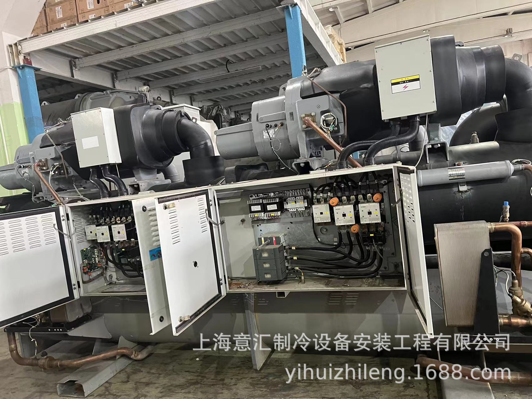 中央空调热泵螺杆冷水机开利300冷吨100万大卡销售与回收