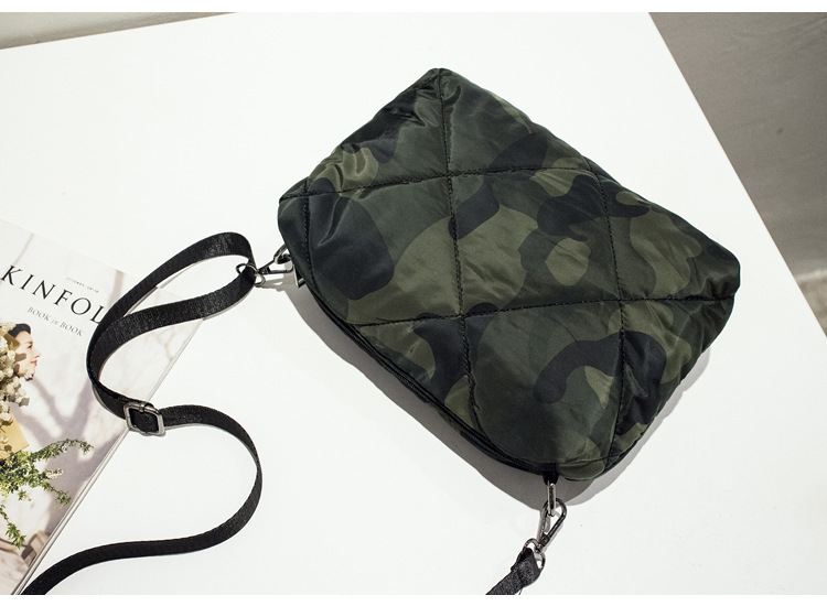 2024 New Fashion Korean Edition Space Cotton Women's Nylon Fabric Ultra Light Crossbody One Shoulder Tote Mother and_voghion.com