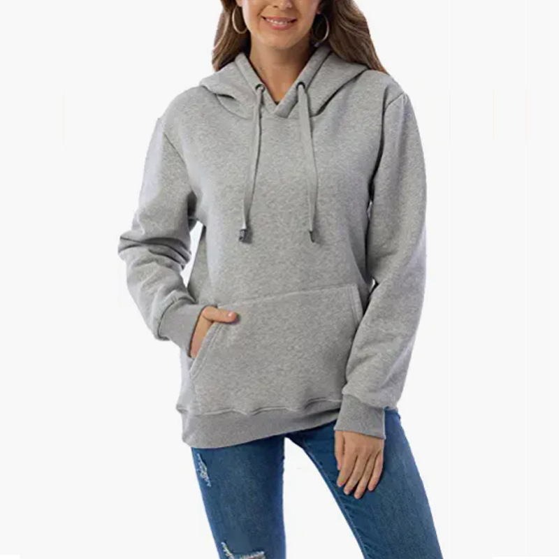 Damen Plüsch Strickjacke Mit Kapuze Winter Kapuzenpullover Jacke_voghion.com