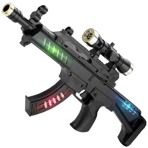 Internet celebrity children's toy gun large electric sound and light submachine gun light up toy gun night market stall toys wholesale