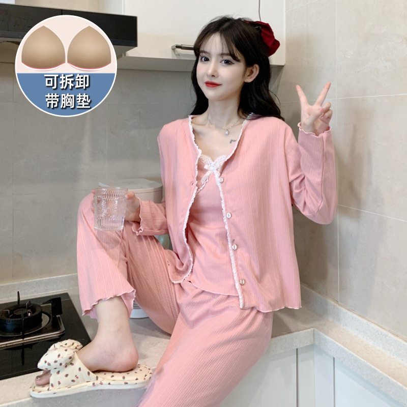 F 3 피스 가슴 패드 S313 된장