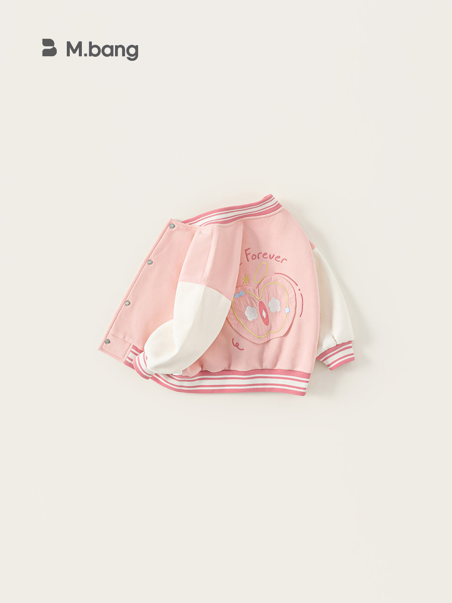 Youbao ropa para niños nuevos productos ropa para niños de otoño chaquetas a juego para niños tops de todo fósforo ropa de béisbol para niñas de manga larga para niñas