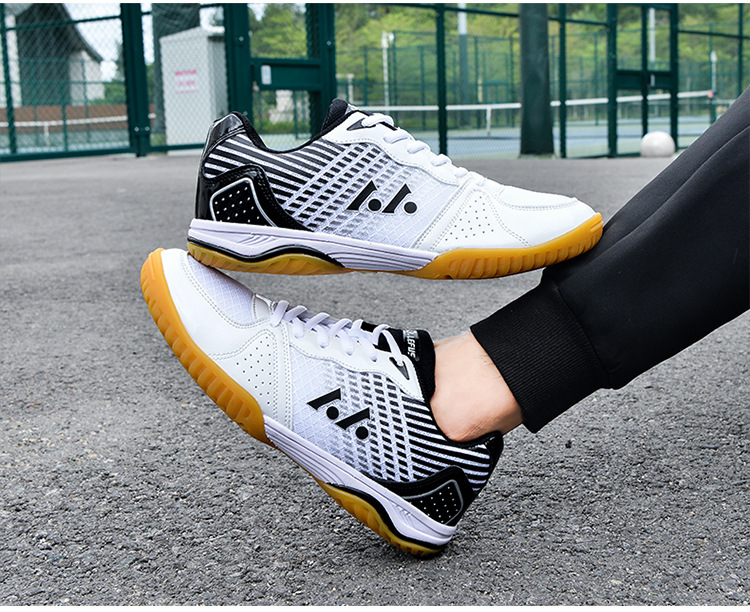 Table Tennis Shoes - White and Red