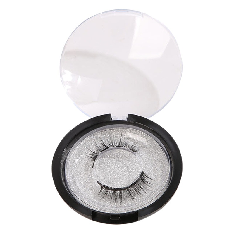 Pestañas postizas magnéticas de Camelia, pestañas postizas con imán grueso europeo y americano, par de pestañas magnéticas naturales de girasol