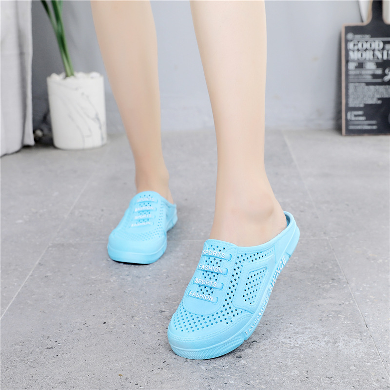 Neue Material Hälfte Baotou Höhle Vogel S Nest Casual Klettern Rafting Big Boy Damen Paar Garten Hausschuhe_voghion.com