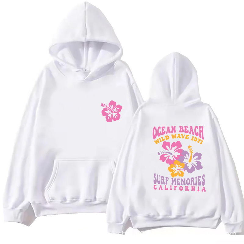 Cross-Border Siesta Beach Fashion Hoodie with Pockets, Pullover Sweatshirt Cross-Border Siesta Beach Fashion Hoodie with Pockets, Pullover Sweatshirt