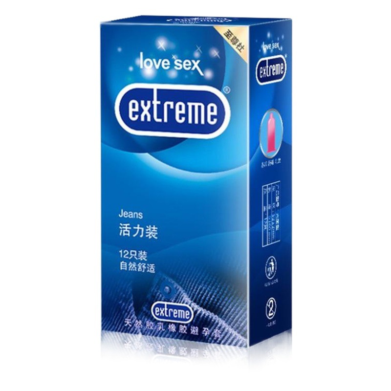 Productos sexuales para adultos condón Supremo du ultrafino 12 piezas medio condón conjunto de partículas fabricante al por mayor