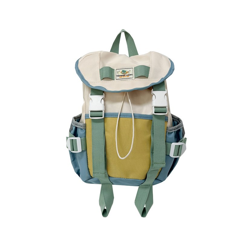 Mochila coreana de moda para niños y niñas, estilo occidental, mochila escolar de escuela primaria de gran capacidad, mochila para niños con cordón de moda nueva